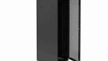 Le ND Перфорированная вентилируемая дверь 32u 42u 19-дюймовая серверная стойка Сетевой шкаф